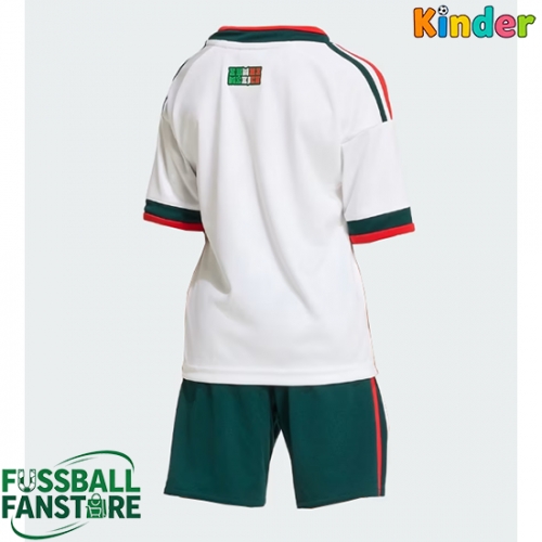 Mexiko Replik Auswärtstrikot Kinder WM 2026 Kurzarm (+ Kurze Hosen)